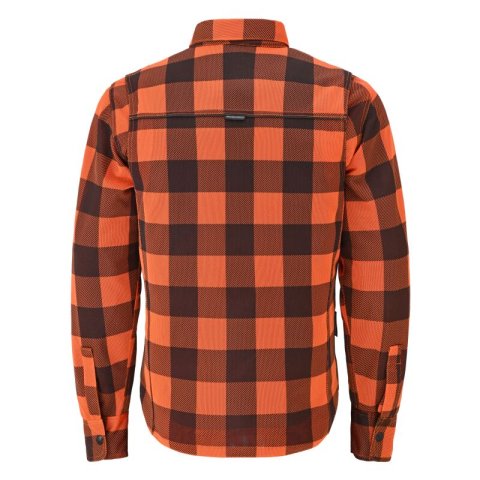 Speed and Strength Black Nine Mesh Moto Shirt Orange/Black - Medium