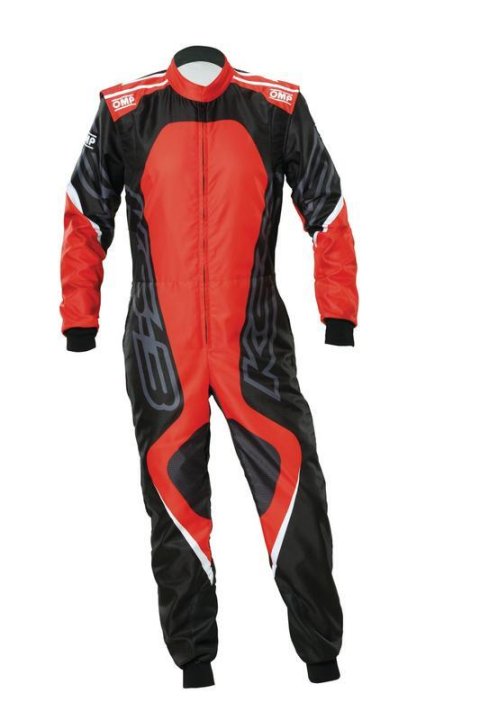 OMP KS-3X ART OVERALL FIA 8877-2022 (ADULT) BLACK / RED SZ 44