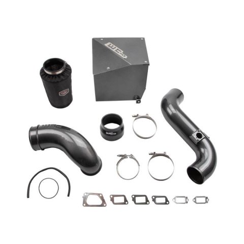Wehrli 11-16 Chevrolet 6.6L Duramax LML 4in Intake Kit Stage 2 - Chevy Orange