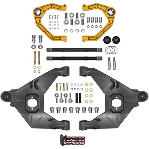 Camburg 21-25 Ford Bronco 21-25 Trail Series L/T Kit w/ Axles (BILLET UCA) (GOLD)