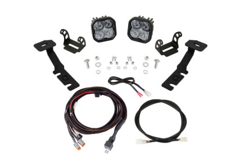 Diode Dynamics 19-25 Toyota RAV4 SS3 LED Ditch Light Kit - Pro White Combo