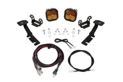 Diode Dynamics 19-25 Toyota RAV4 SS3 LED Ditch Light Kit - Pro Yellow Combo