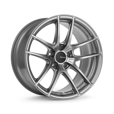 Enkei NVR5 18x9in / 5x114.3 BP / ET20 / 75mm Bore - Dark Hyper Silver Wheel