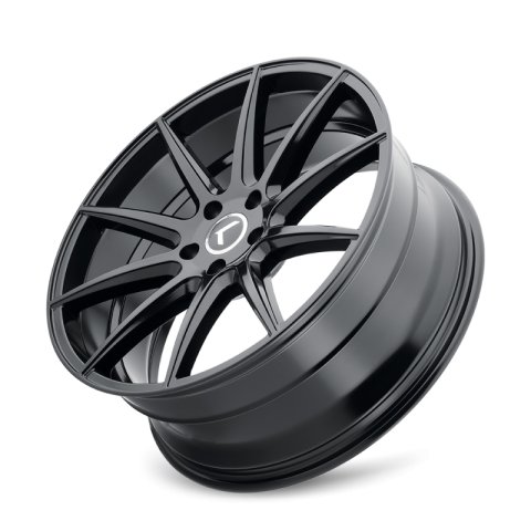 Kraze KR194 Cosmos 20x8.5 / 5x112 BP / 38mm Offset / 66.56mm Hub Gloss Black Wheel