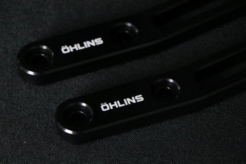 Ohlins 14-26 Harley FL Touring STX 36 Twin Blackline 13in Blk Reservoir Shocks 150lb - Max 500lb