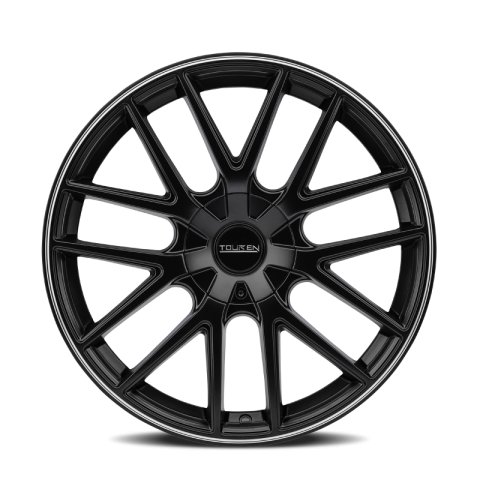 Touren 3260 TR60 17x7.5 / 5x100/114.3 BP / 42mm Offset / 72.62mm Hub Matte Black Machined Wheel