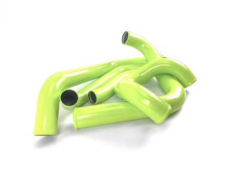 PERRIN 15-21 Subaru STI Front Mount Intercooler Boost Tube Kit - Neon Yellow