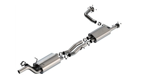 Borla 25-26 RAM 1500 RHO 3.0L V6 3in S-Type Exhaust Mid-Section - 145.1in WB