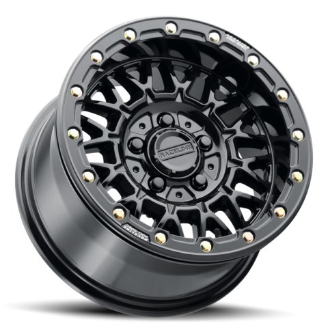 Raceline A15 Omega 15x10in / 4x137 BP / 10mm Offset / 110.18mm Bore - Gloss Black