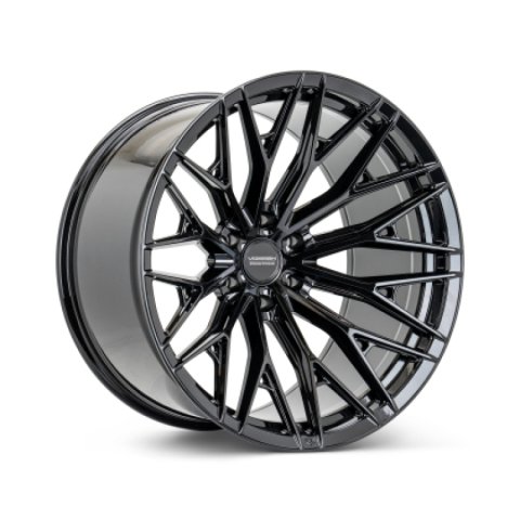 Vossen HFX-6 18x9 - 6x135 - ET0 - Super Deep Face - 87.1 - Gloss Black Wheel