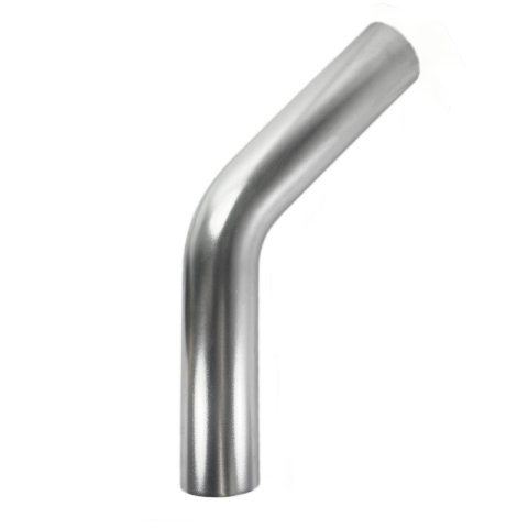 Ticon Industries 3in Aluminum 6061 45 Deg Mandrel Bend - 1.5D Radius