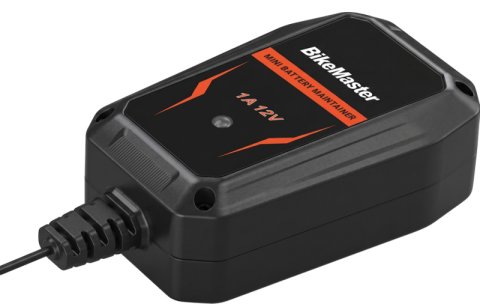 BikeMaster 1 Amp Smart Charger Mini Battery Maintainer - 12V