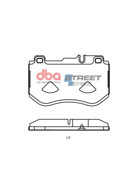 DBA 19-20 Mercedes-Benz C300 AMG Sport Package Front Street Series Brake Pads