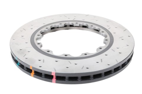 DBA 05-13 Chevrolet Corvette Base Front 5000 Series Drilled & Slotted Ring