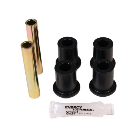 Energy Suspension Universal Bushing 1.25 Id Eye/3.50Lg. 7/16 Bolt Fabr Flange Style - Black
