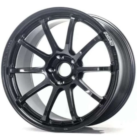 Gram Lights 57NR 18x9.5 +38 5x114.3 Grace Silver Wheel