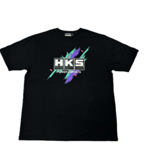 HKS T-SHIRT SUPER RACING v2 BLACK XXL