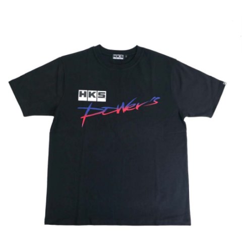HKS T-SHIRT Powers BLACK XL