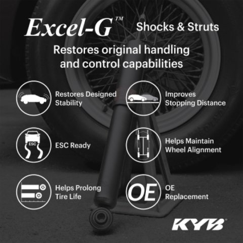KYB 19-21 Chevrolet Silverado w/ Z85 / GMC Sierra w/ Z85 (Increased Capacity) Excel-G Shock - Rear