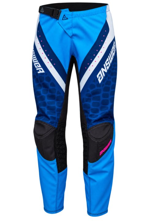 Answer Syncron Raceday Pants Dark Blue/Cyan/Grey/Purple Youth Size - 22