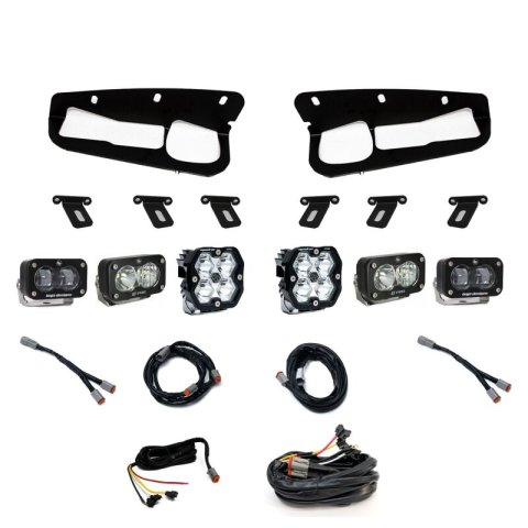 Baja Designs 21-25 Ford Bronco Squadron 2.0 Pro (Spot) / S2 SAE / S2 Pro D/C FPK Steel Bumper w/UP