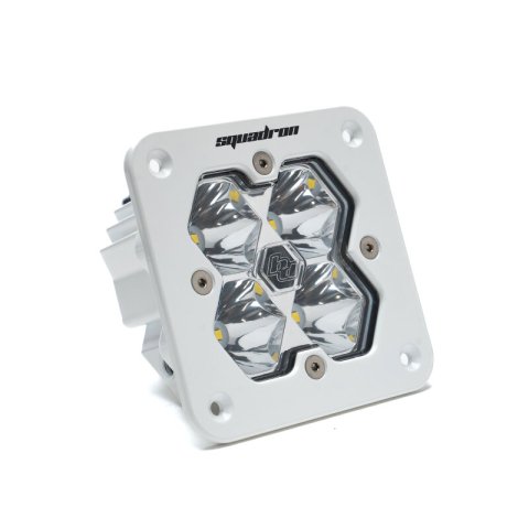 Baja Designs Squadron 2.0 Sport LED Spot (Flush Mount) - White Housing