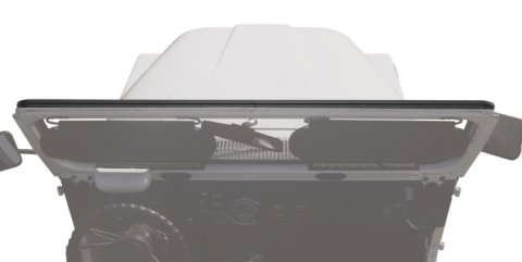 Bestop 76-86 Jeep Cj7 Windshield Channel (2-Piece Drill-In Design)