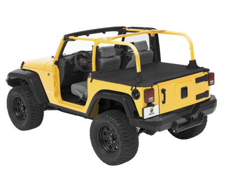 Bestop 07-18 Jeep Wrangler JK 4-Door Duster Deck Cover (Black Diamond)