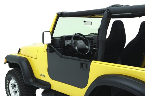 Bestop 76-86 Jeep Cj7 / 87-95 Wrangler YJ / 97-06 Wrangler TJ Element Panels (Black)