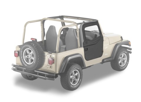 Bestop 97-06 Jeep Wrangler TJ Full Fabric Doors (Black Diamond)
