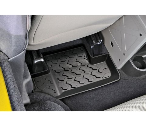 Bestop 07-10 Jeep Wrangler JK 2-Door Rear Floor Mats (Black)