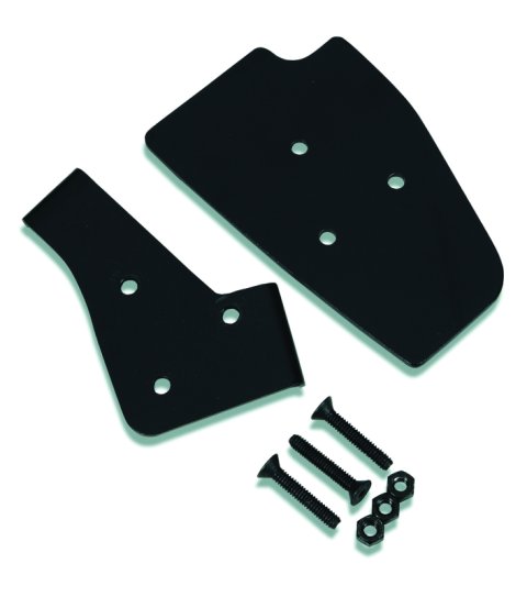 Bestop 76-86 Jeep Cj7 Door Mirror Brackets (Black Factory Soft Top)