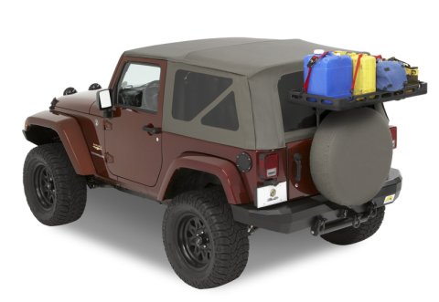 Bestop 07-18 Jeep Wrangler Jeep JK Highrock 4X4 Tailgate Rack Bracket Kit For Highrock Tray 41444