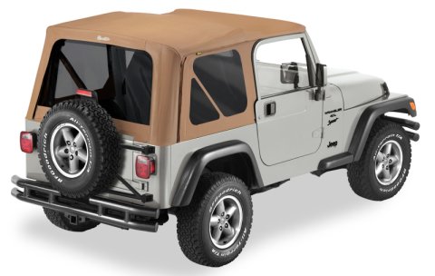 Bestop A-Top For OEM - 97-02 Jeep Wrangler TJ Replace (Spice Tinted Windows No Door Skins Included)