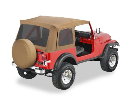 Bestop 76-86 Jeep Cj7 / 87-95 Wrangler YJ Supertop Classic Skin (Spice Tinted Windows)