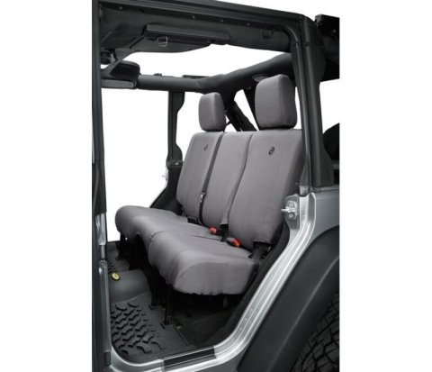 Bestop 13-18 Jeep Wrangler JK 4-Door Rear Seat Covers (Charcoal)