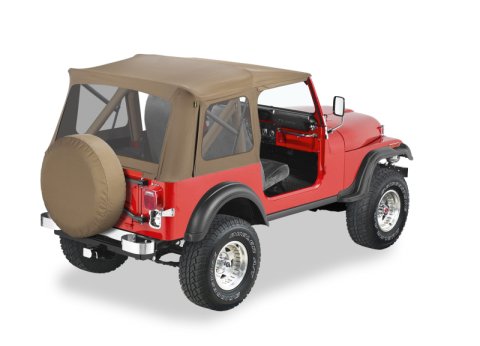 Bestop 76-86 Jeep Cj7 / 87-95 Wrangler YJ Supertop Classic (Spice Clear Windows)