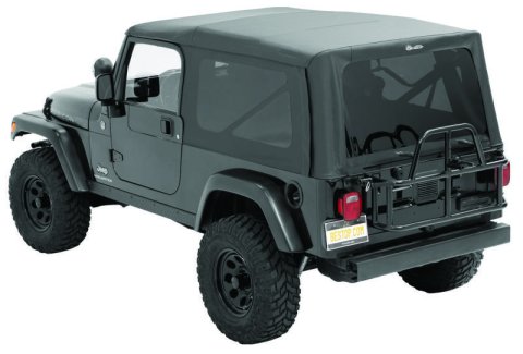 Bestop 04-06 Jeep Wrangler TJ Unlimited Supertop (Premium Black Twill)