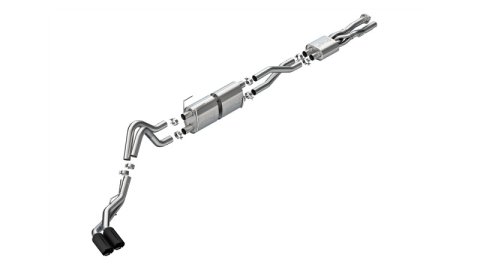 Borla 20-26 Ford F250/F350 SD 7.3L V8 CC SB (160in WB) (SRW) S-Type Cat-Back Exhaust - Brawler Black