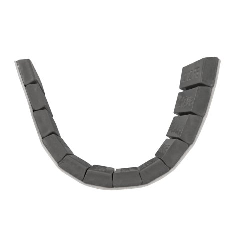 Counteract 1/2oz Trapzeium Steel Adhesive Wheel Weights Roll - Grey - 300pcs - .5oz (150oz)