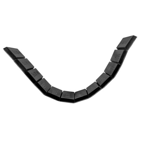Counteract 1/4oz Trapzeium Steel Adhesive Wheel Weights Roll - Black - 700pcs - .25oz (175oz)