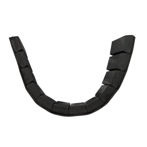 Counteract 1/2oz Trapzeium Steel Adhesive Wheel Weights Roll - Black - 300pcs - .5oz (150oz)