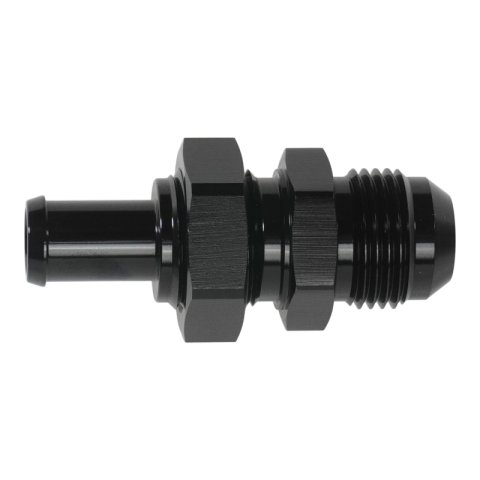 DeatschWerks 10AN Male Flare Bulkhead to 1/2in Hose Barb Straight