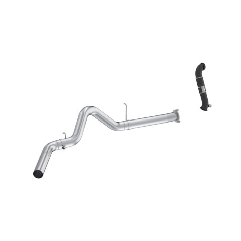 MBRP 07-10 Chevy Silverado / GMC Sierra 2500/3500HD 4in OD CatBack Single Side Exit w/ Downpipe - AL