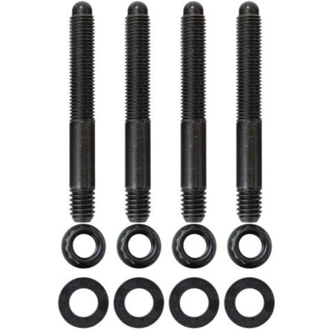 Moroso 5/16in-24 x 2.5in Long 12-Point Nuts Carburetor Stud Kit
