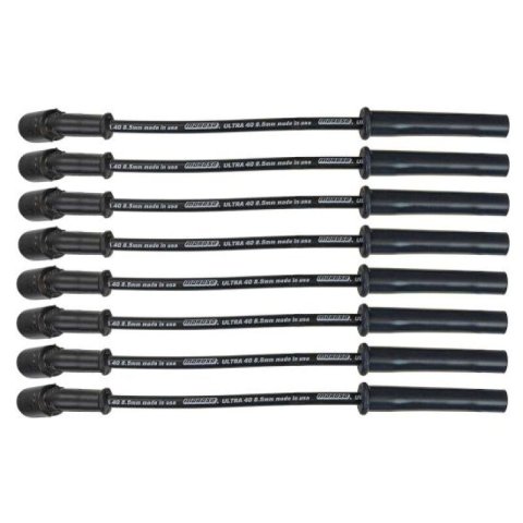 Moroso 99-13 GM LS/LQ 4.8/5.3/5.7/6.0/6.2L Ultra 40 8.5mm Multi-Angle Boot Spark Plug Wire Set - Blk