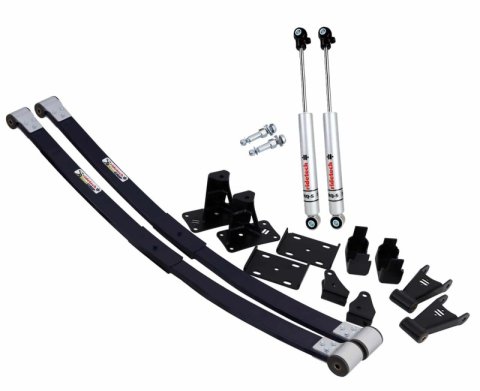 Ridetech 73-87 Chevrolet C10 Composite Leaf Springs w/ RQ-S Shocks - 6in Drop - Rear