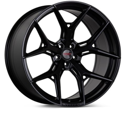 Vossen HF5 - 20x12 - ET45 - 5x120.65 - 70.3 - Super Deep - SB - Satin Black Wheel
