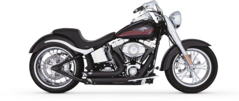 Vance & Hines 86-09 Harley-Davidson Softail Shortshots Staggered Exhaust