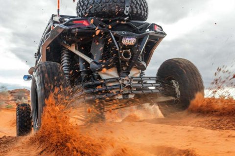 Elektric Offroad 2017+ Can Am Maverick X3 Volt Billet Radius Rods Anodized Clear (RS 72In Model)
